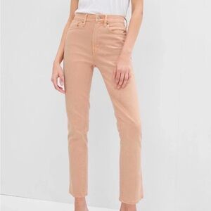 GAP Women's High Rise Vintage Slim Jeans, Size 6/28R, 99% Cotton
